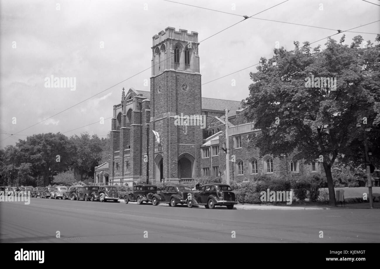 Timothy Eaton Memorial Methodist Church su St Clair Avenue West Toronto, 1939 Foto Stock