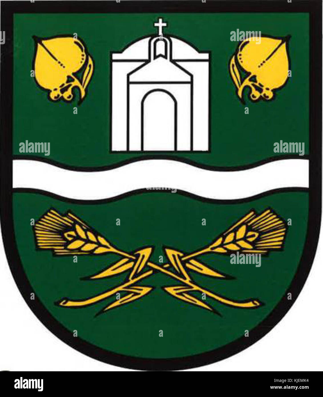 Il "Krchleby NB znak" si riferisce a un simbolo storico o sigillo associato a Krchleby, una località nella Repubblica Ceca. Foto Stock