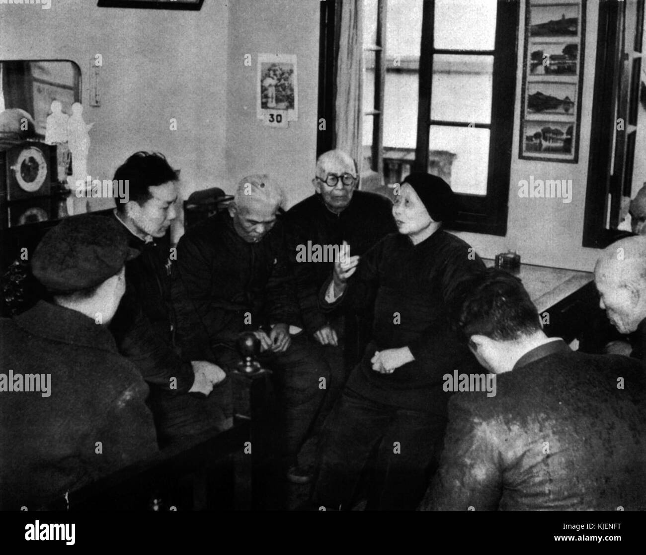 La confessione di criminali di guerra Foto Stock