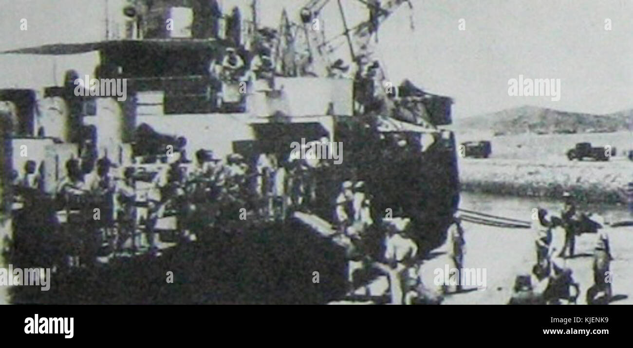 Le truppe comuniste in noi nave01 Foto Stock