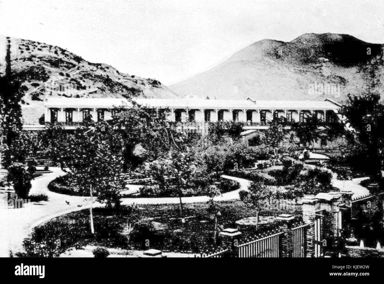 La Casa de Orates, costruita nel 1903, include il Pabellon de Observacion de Hombres, un'importante struttura psichiatrica storica in Messico. Foto Stock