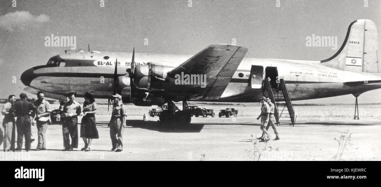 4X ACA Ekron Air Base ca 27 09 1948 Foto Stock