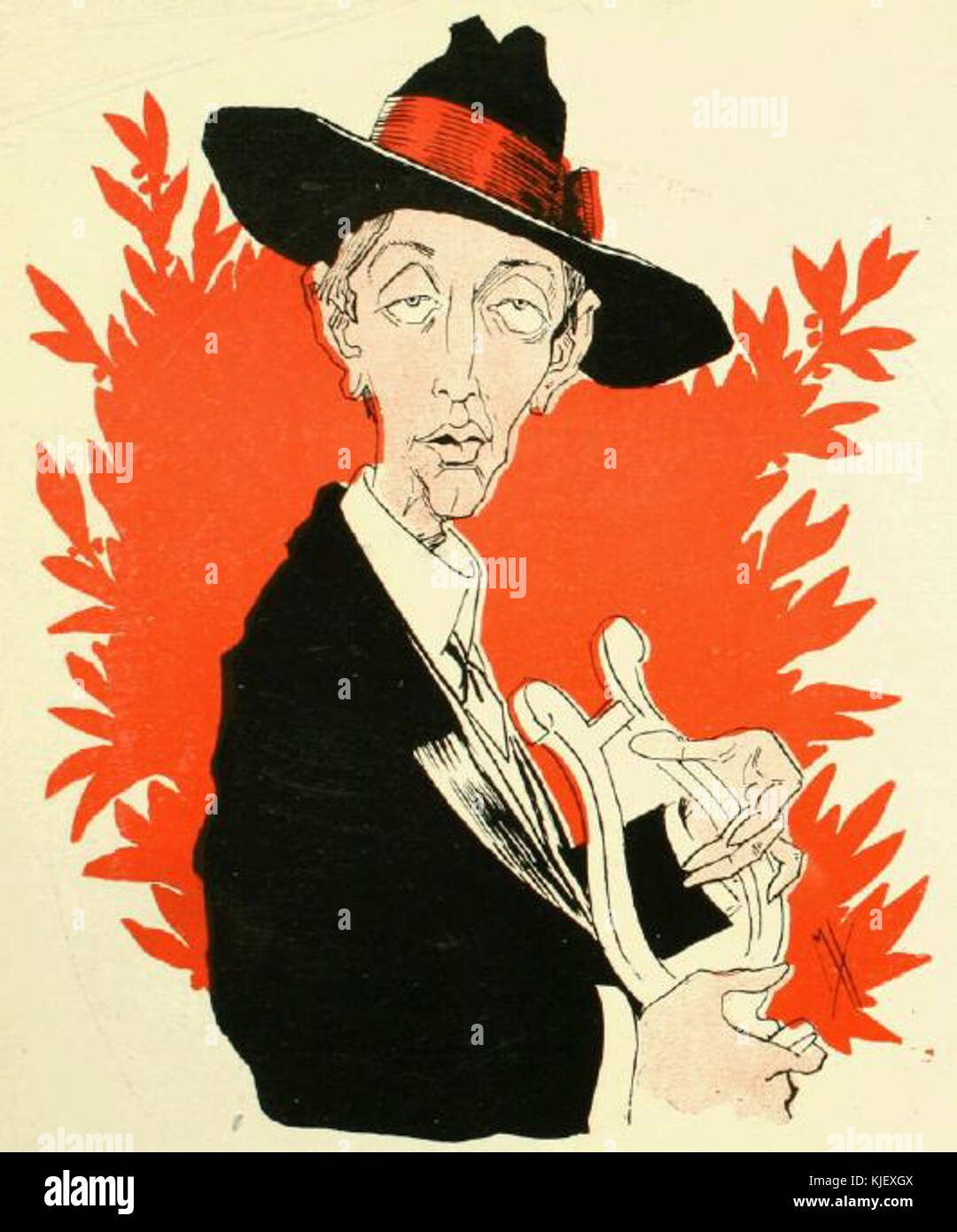 Caricatura de Daniel de la Vega Foto Stock