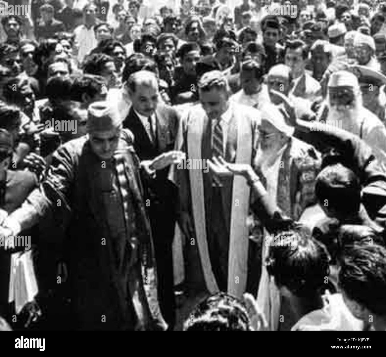 Abdel Nasser riceve un dottorato onorario in diritto da Aligarh universita islamica Foto Stock