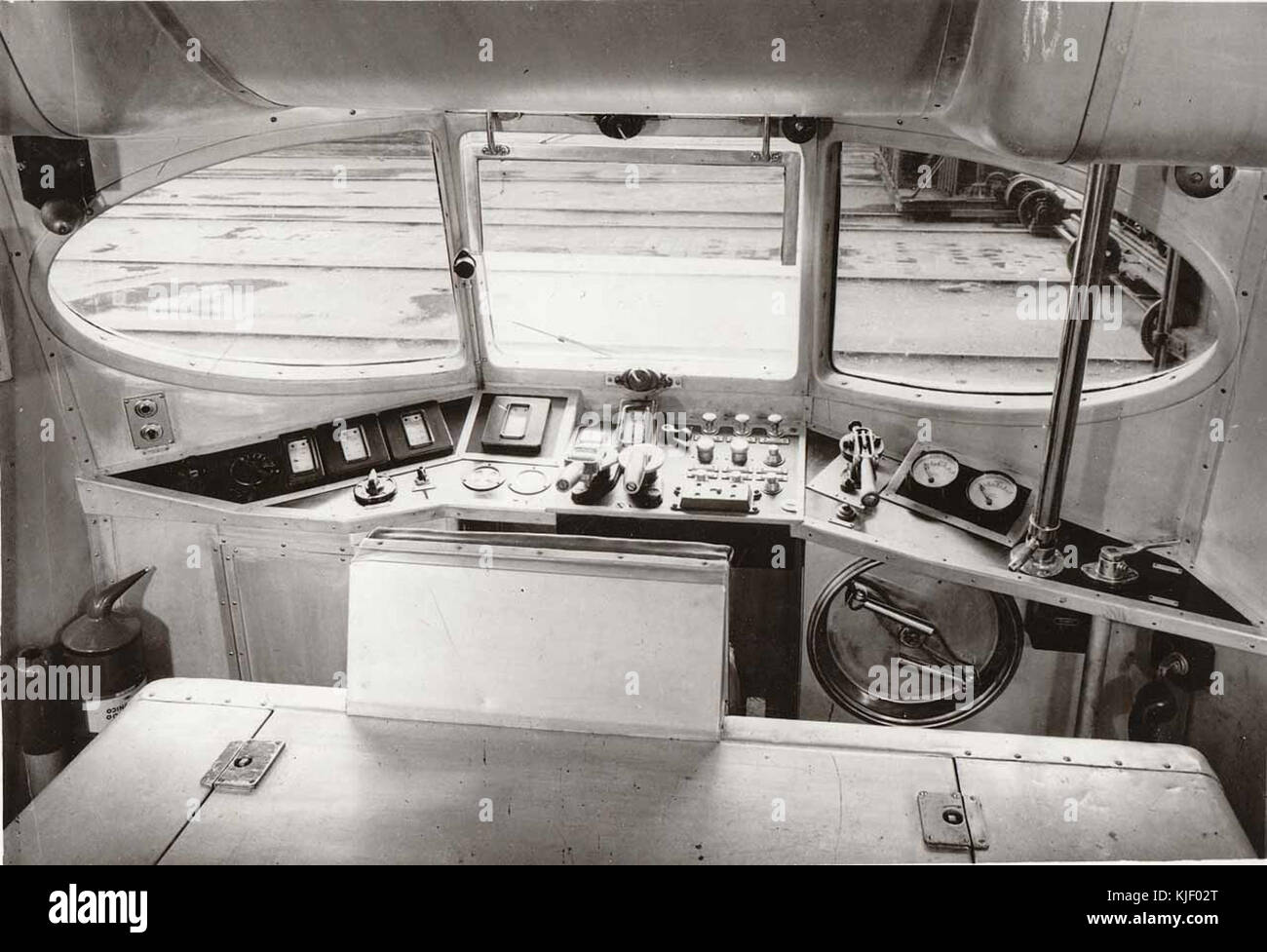 DP Rosaria cabina treno Foto Stock