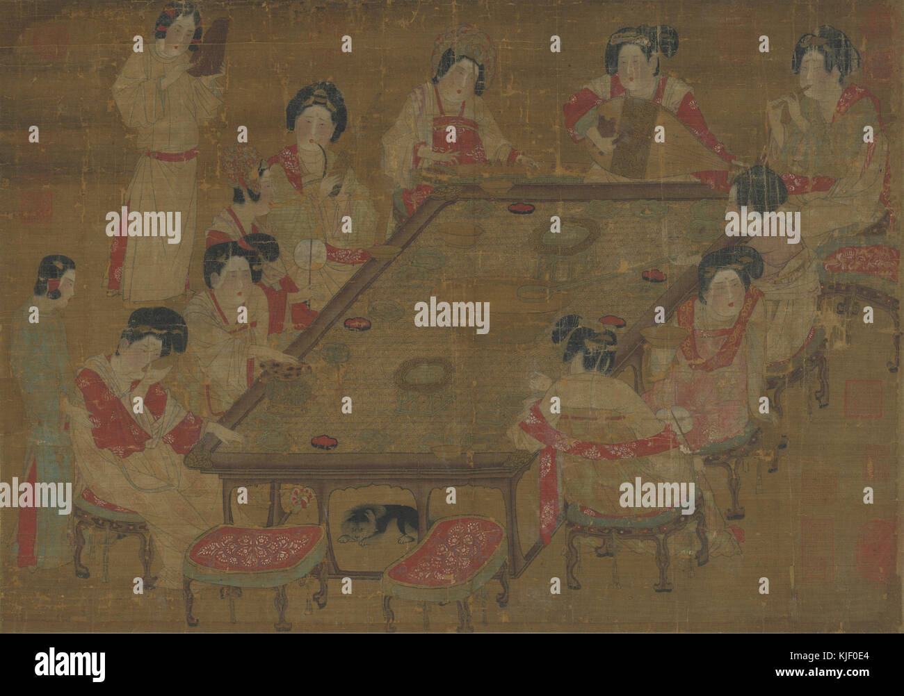 Un concerto al palazzo Foto Stock