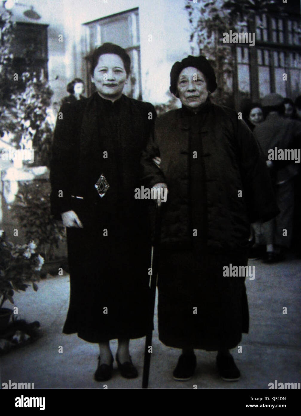 Soong Ching Ling e lui Xiangning Foto Stock