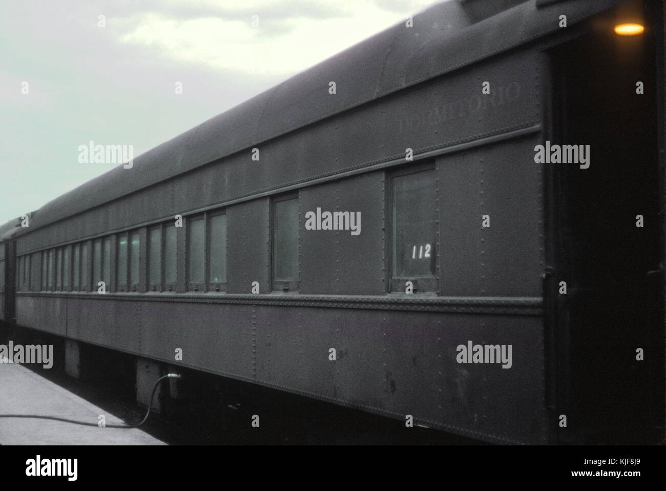 N de M 14 sezione Dormitorio (pullman) Tuxtla Gutierrez su un binario morto a Nuevo Larado Tamps, Messico il 6 settembre 1966 (33464839053) Foto Stock