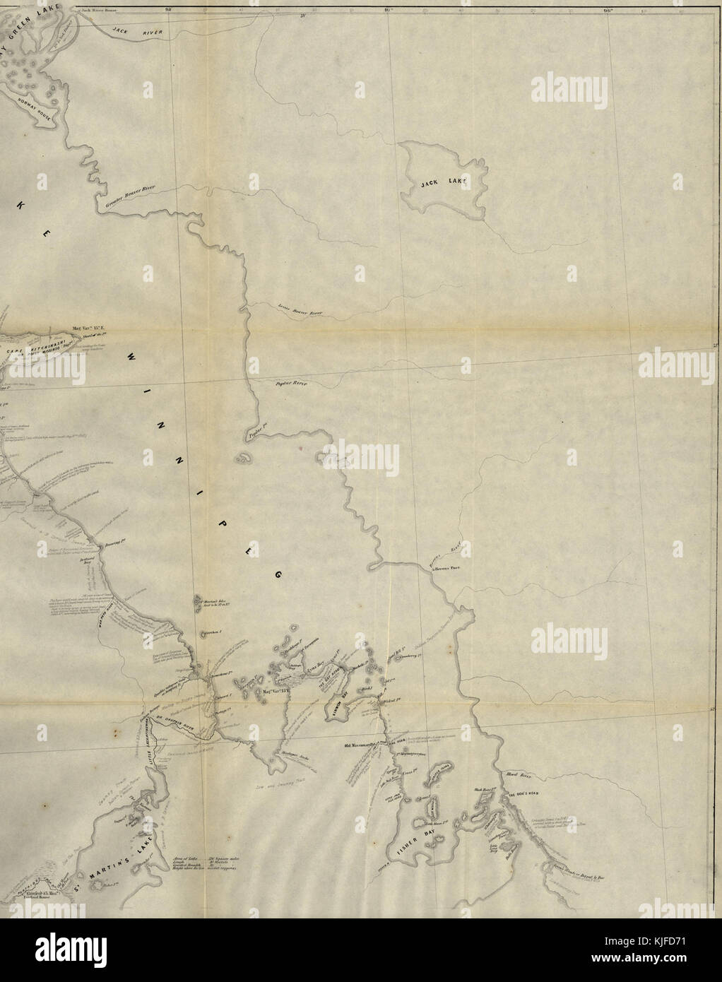 Relazione sull'esplorazione del paese tra il lago Superiore e il Red River di liquidazione e tra quest'ultimo posto e Assiniboine e Saskatchewan a nord-ovest di foglio (1859) d Foto Stock