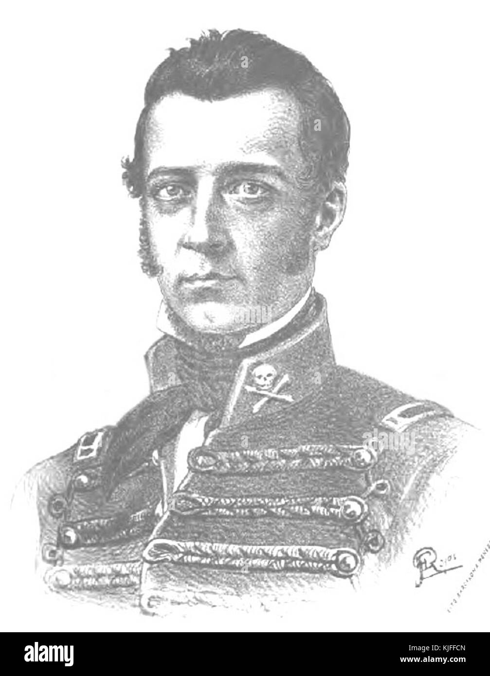 Manuel Rodriguez por Rojas Foto Stock