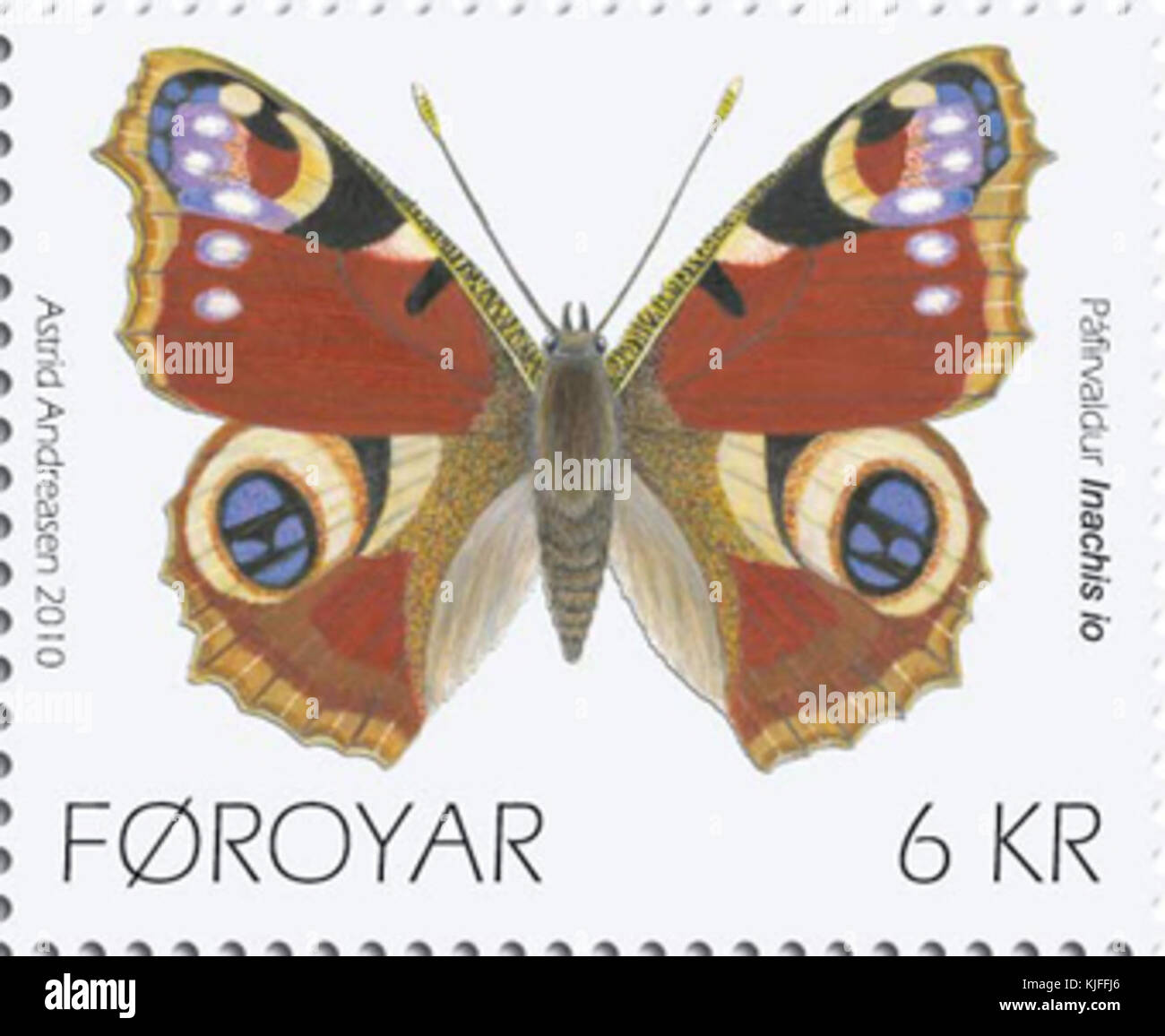 Timbro delle isole Faeroeer 681 Foto Stock