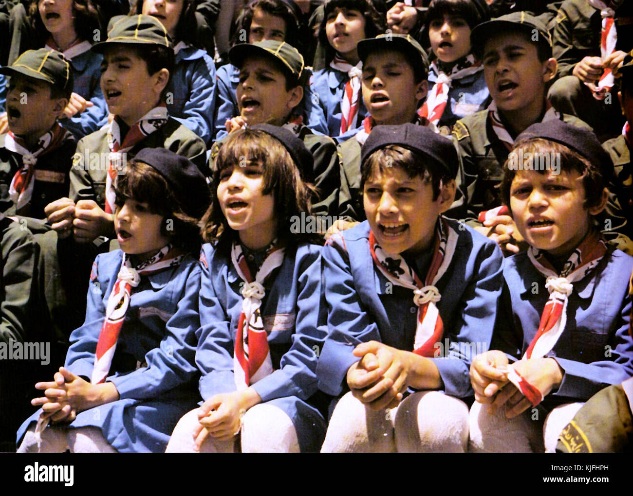 Scout in Iran 1975 Foto Stock Scout in Iran 1975 Foto Stock
