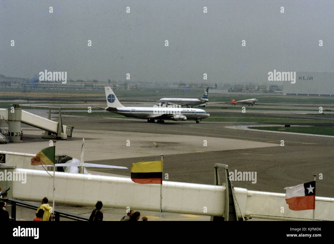 Foto in vernacolo di aerei a fusoliera larga e di linea, 1965. Foto Stock