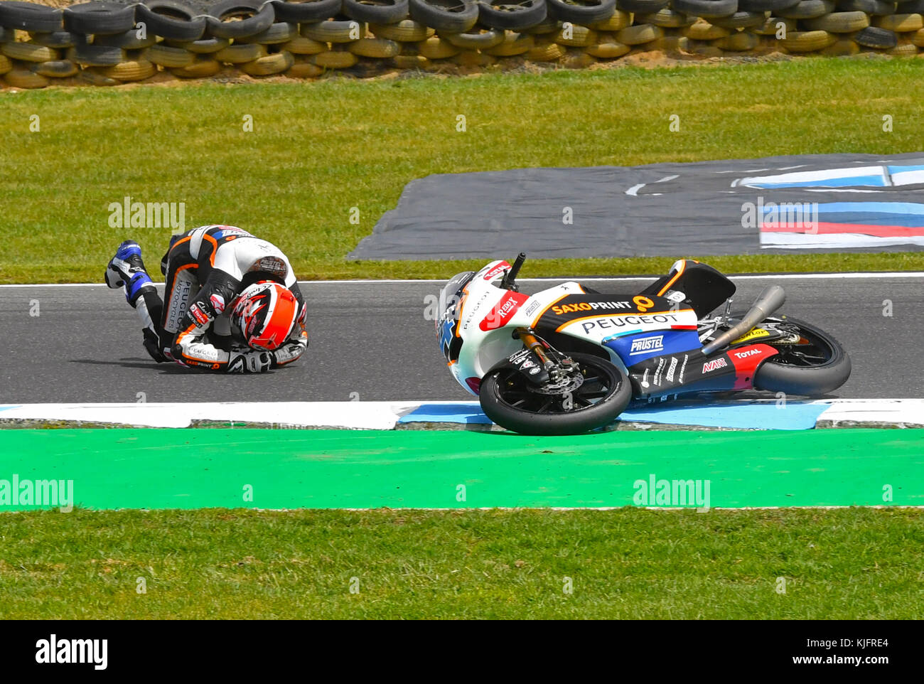 2017 Australian Motorcycle Grand Prix, tenuto presso la pista di Phillip island grand prix circuit nel circuito australiano di Phillip Island. dotato di: Patrick pulkkinen dove: Phillip Island, victoria, Australia quando: 22 ott 2017 credit: wenn.com Foto Stock