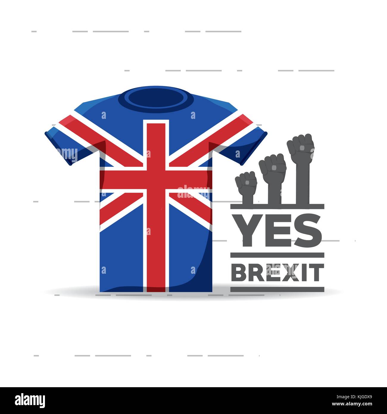 Brexit design concept Illustrazione Vettoriale