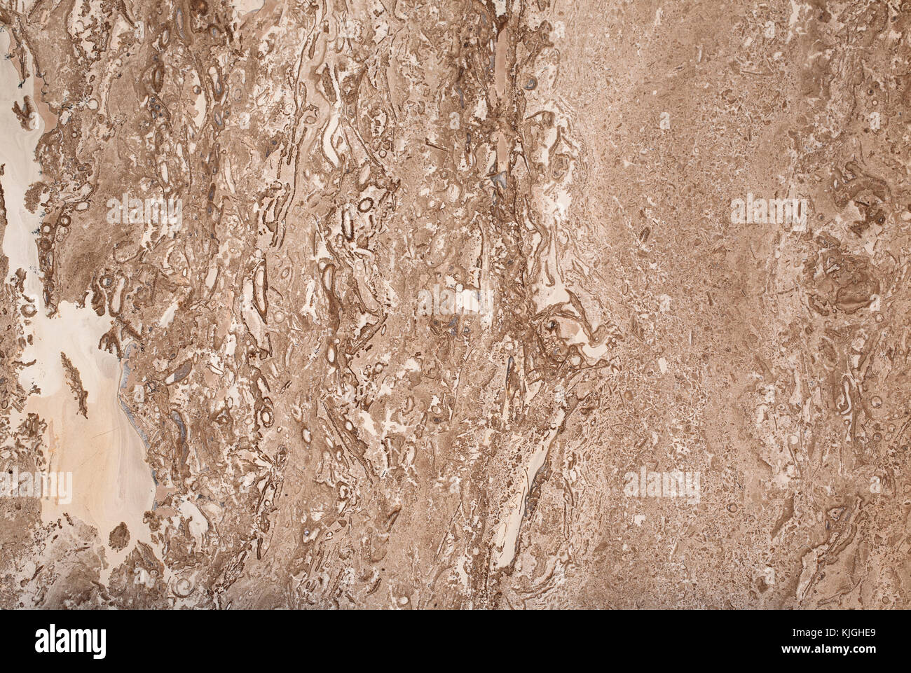 La superficie della pietra con sfumatura marrone Foto Stock