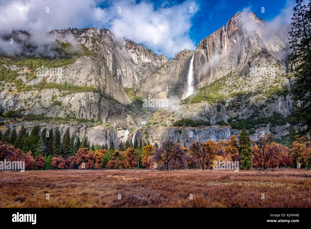 Il paesaggio del parco nazionale di Yosemite in California Foto Stock