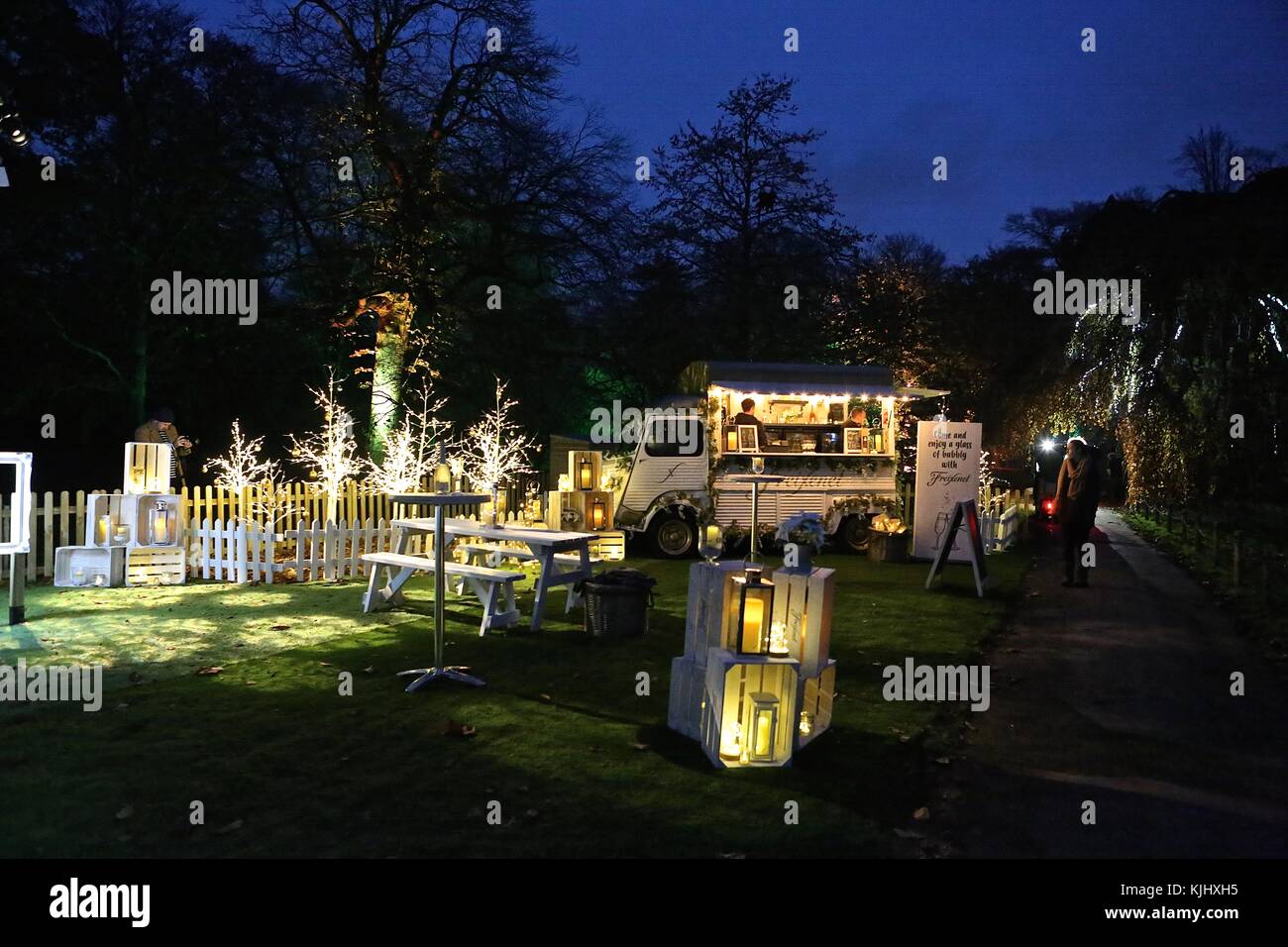 Natale a Kew Gardens 2017 Foto Stock