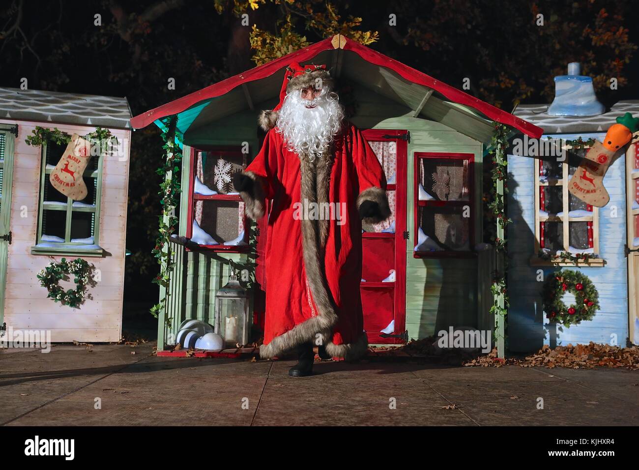 Natale a Kew Gardens 2017 Foto Stock