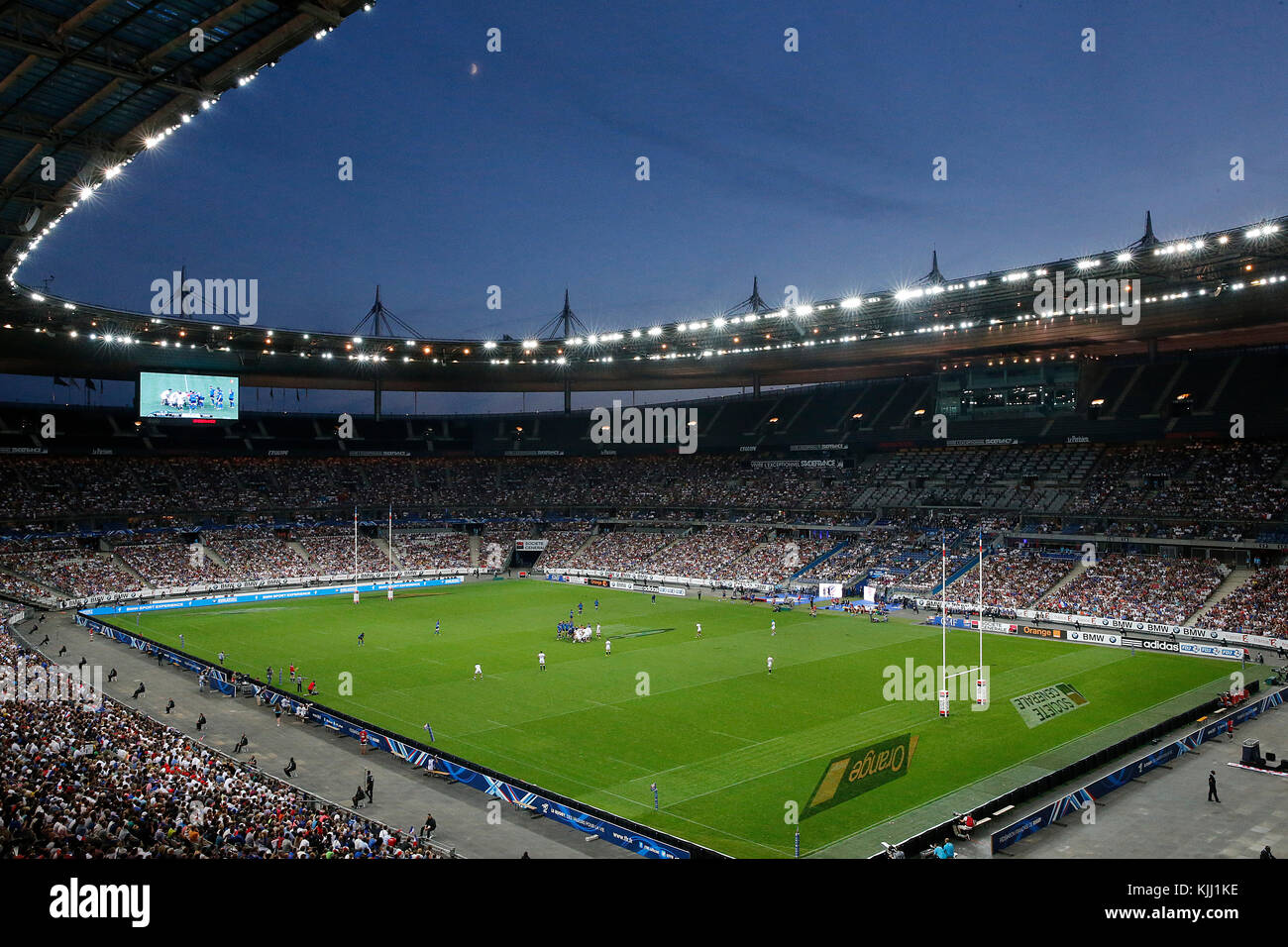 Partita di rugby allo Stade de France. La Francia. Foto Stock