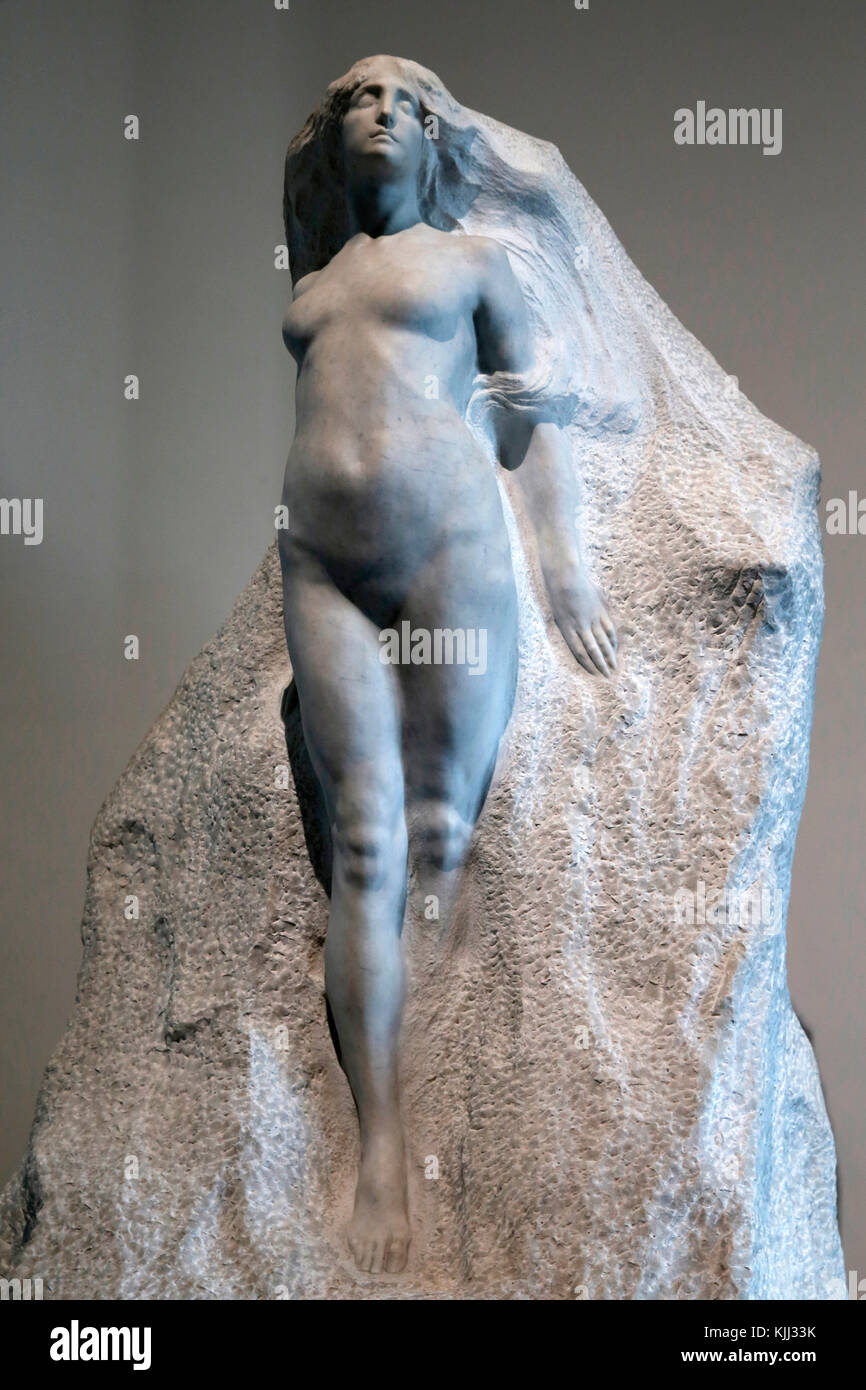 Museo di Arte Moderna di Roma. A. Segantini Leonardo Bistolfi Dono 1915 Italia. Foto Stock