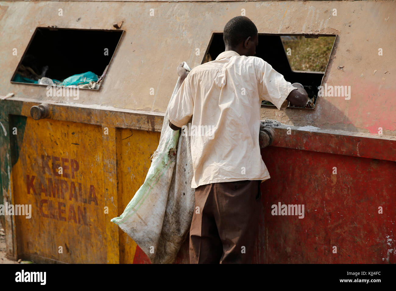 Scavenger. Uganda Foto Stock