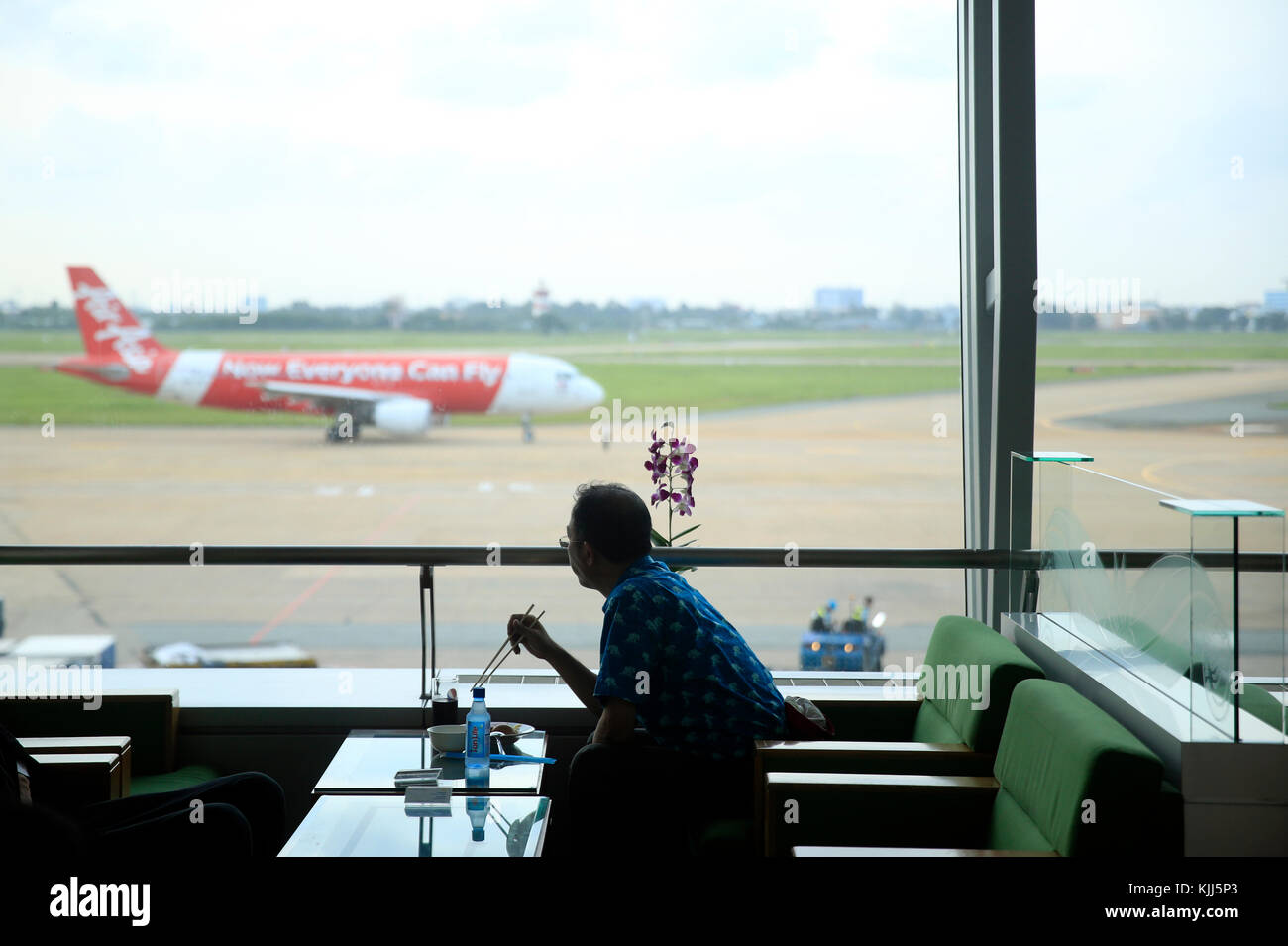 Dall'Aeroporto Internazionale di Tan Son Nhat. Il Vietnam. Foto Stock