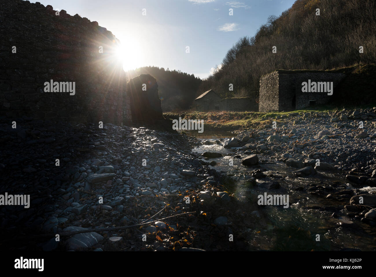 Mouthmill Beach, Devon, sunrise Foto Stock