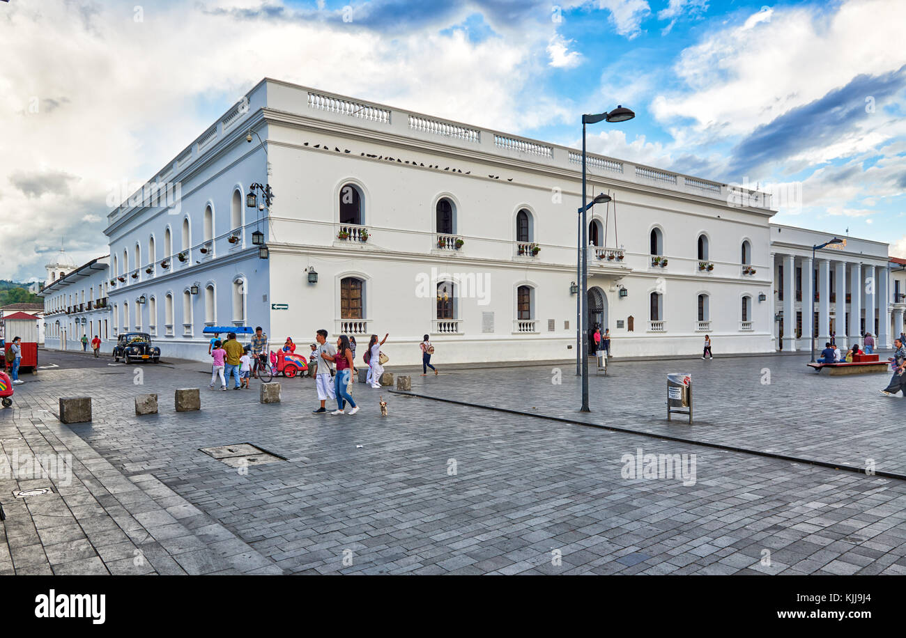 Governo locale Alcaldia Municipal de Popayan, Popayan, Colombia, Sud America Foto Stock