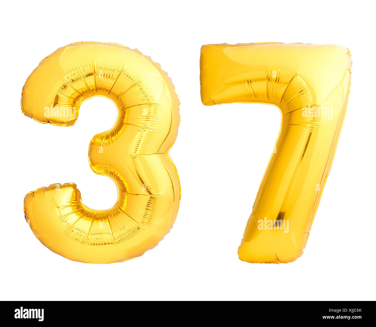 Vettore numero d'oro 7 sette palloncino metallizzato. Parte della  decorazione palloncini d'oro. Anniversario segno per vacanze felici,  celebrazione, compleanno, carnevale Immagine e Vettoriale - Alamy