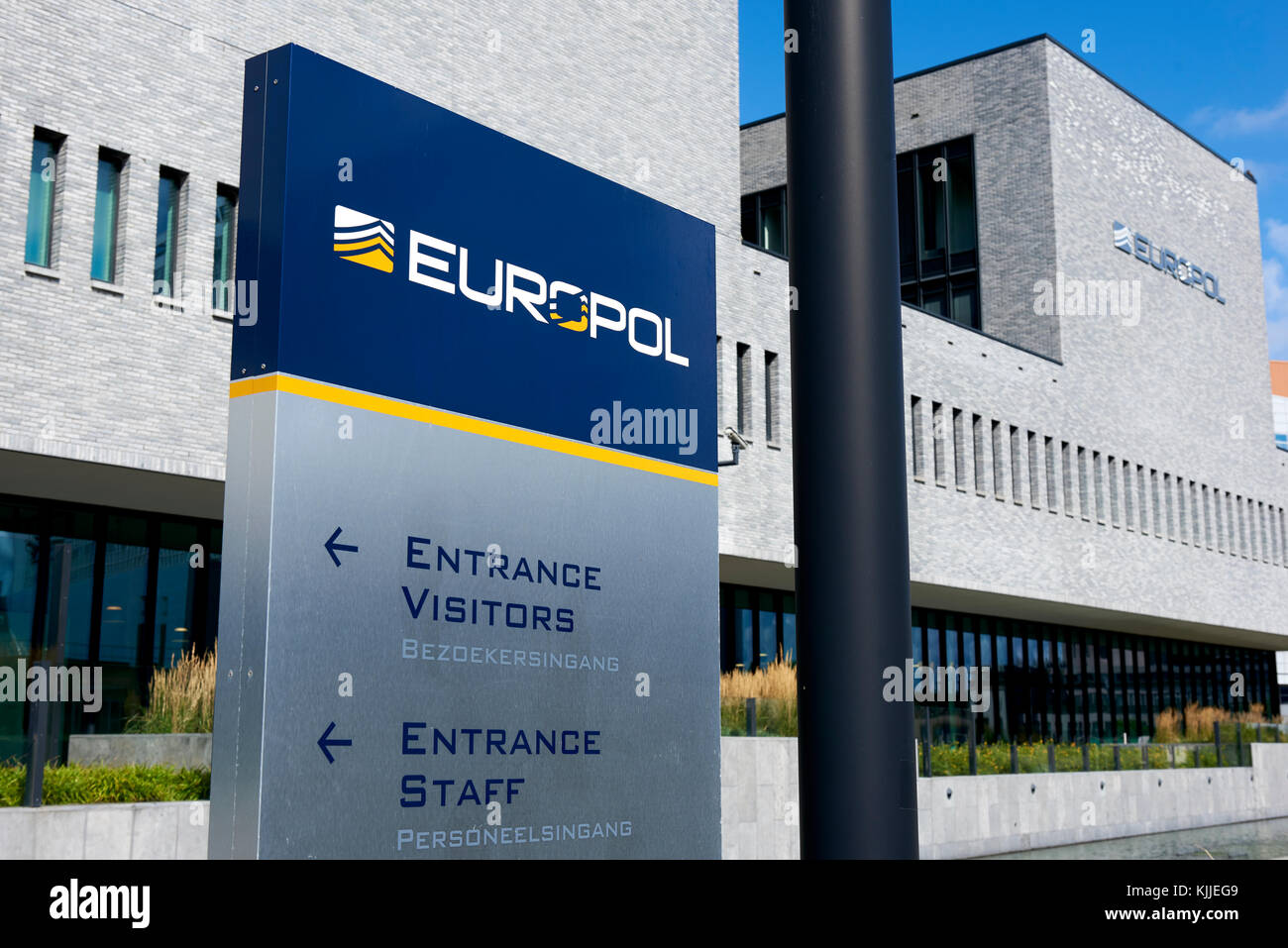 L'ufficio di Europol all'Aia, Paesi Bassi. Le autorità di perseguimento penale dell'Unione europea Foto Stock