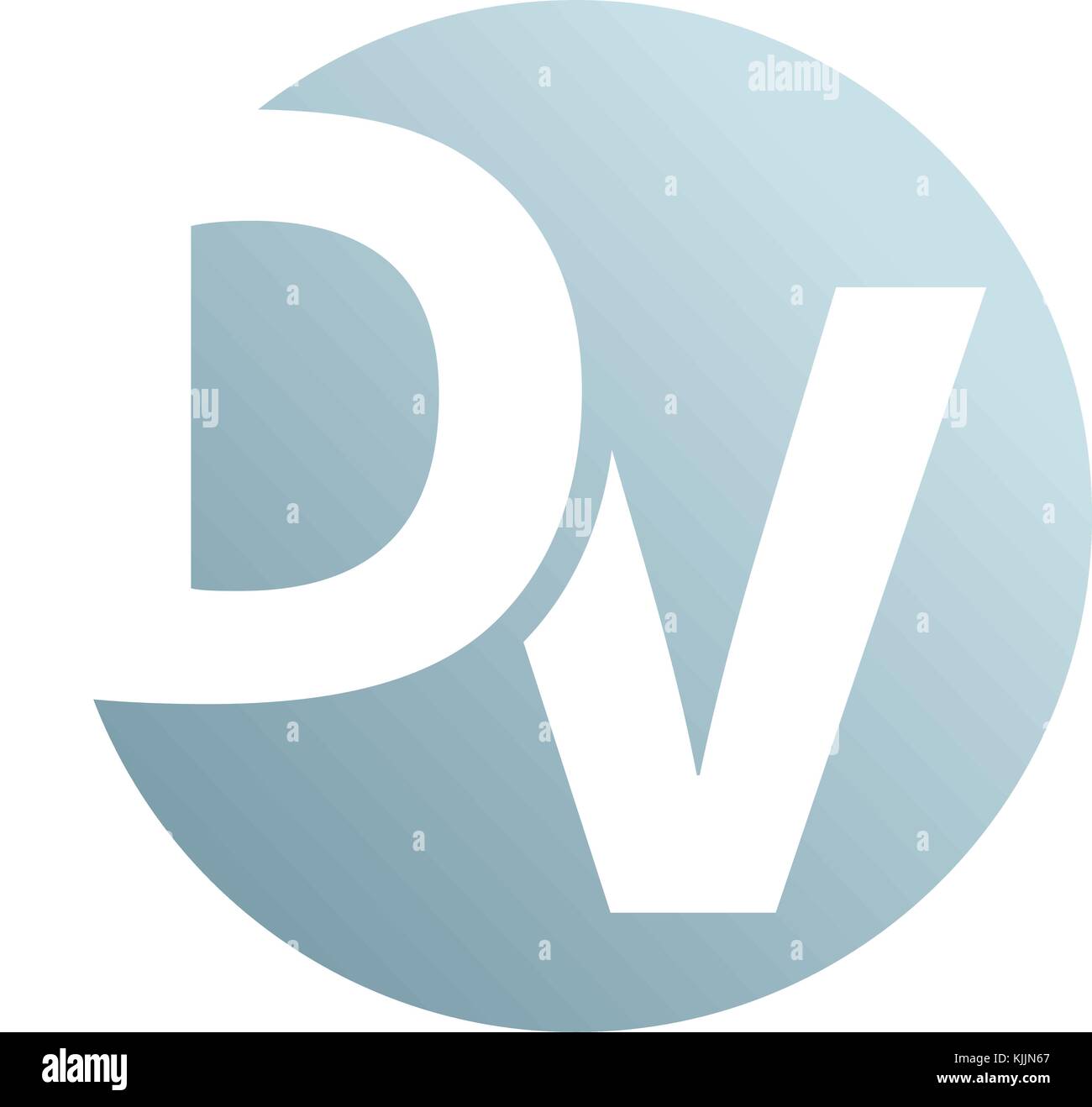 Logo minimalista di due lettere Illustrazione Vettoriale