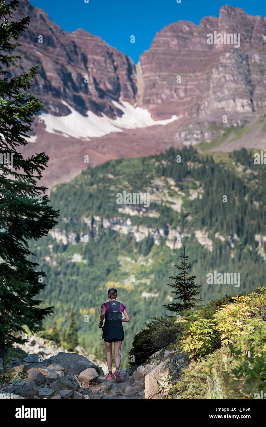 WHITE River National Forest ASPEN COLORADO 81611 Foto Stock