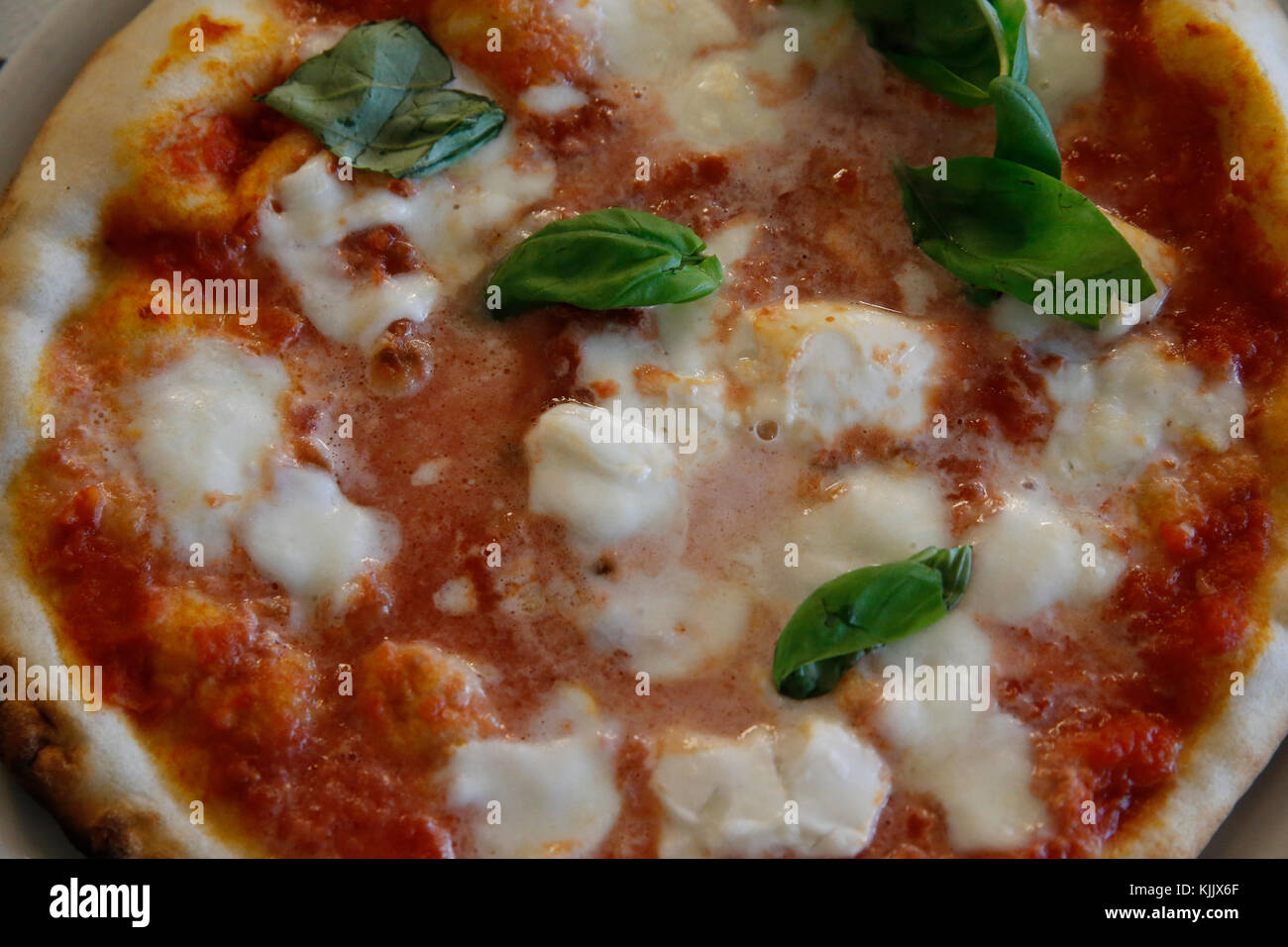 Pizza di close-up. Roma. L'Italia. Foto Stock