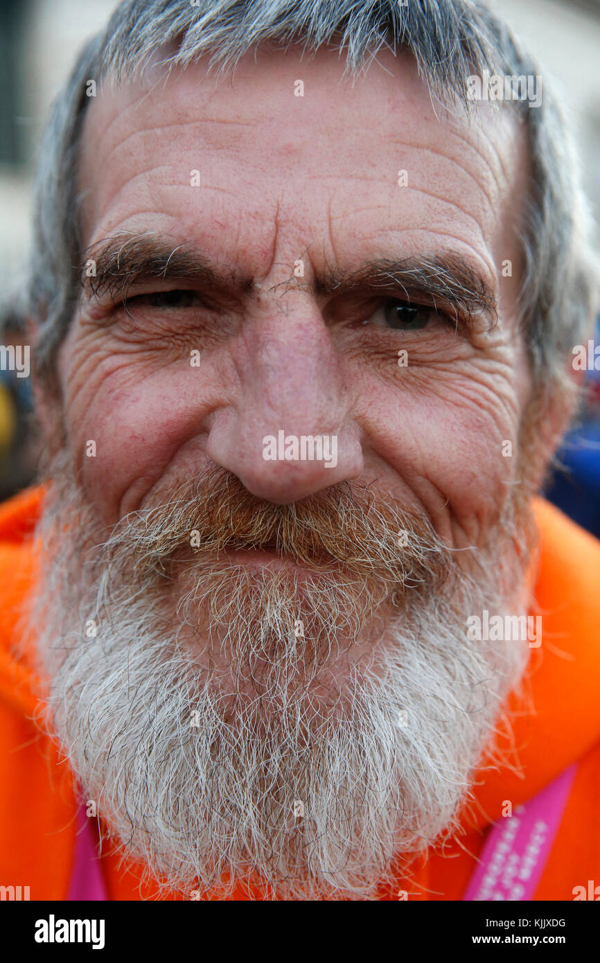 FRATELLO pellegrinaggio a Roma. Pellegrino. L'Italia. Foto Stock