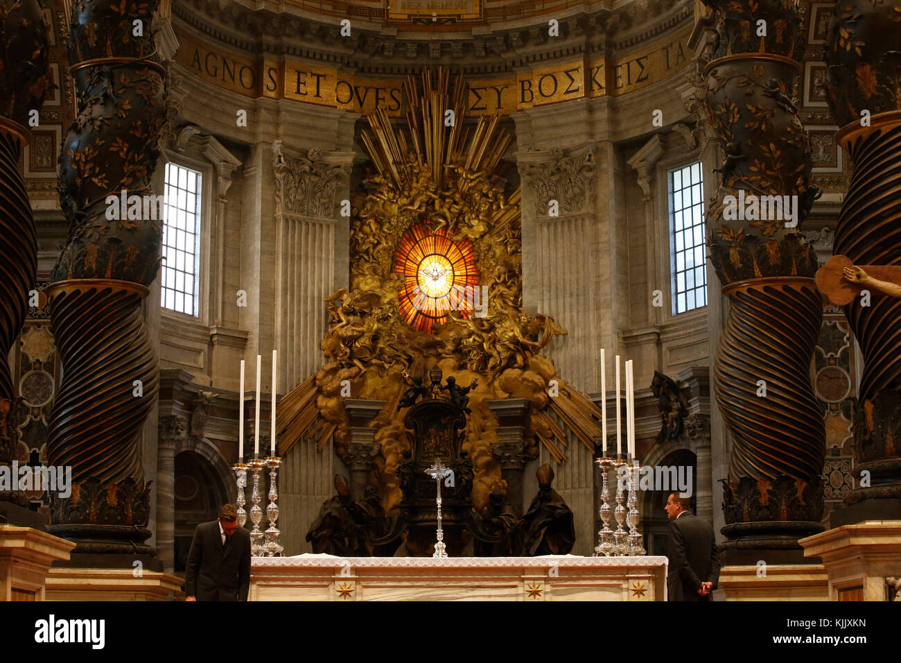 La basilica di San Pietro il coro, Roma. L'Italia. Foto Stock