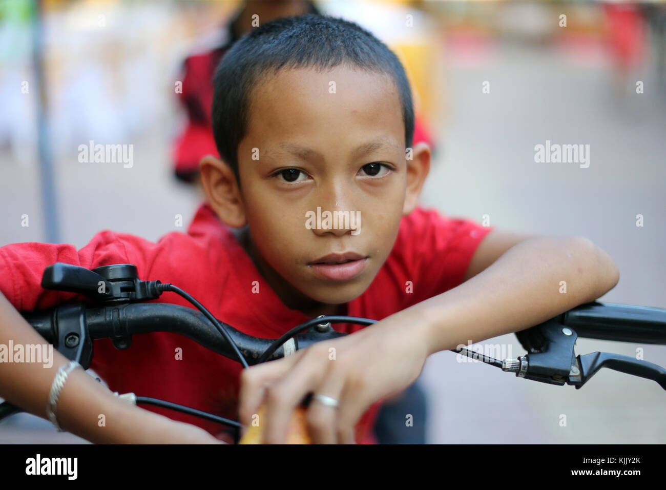 Ritratto. Lao boy. Laos. Foto Stock