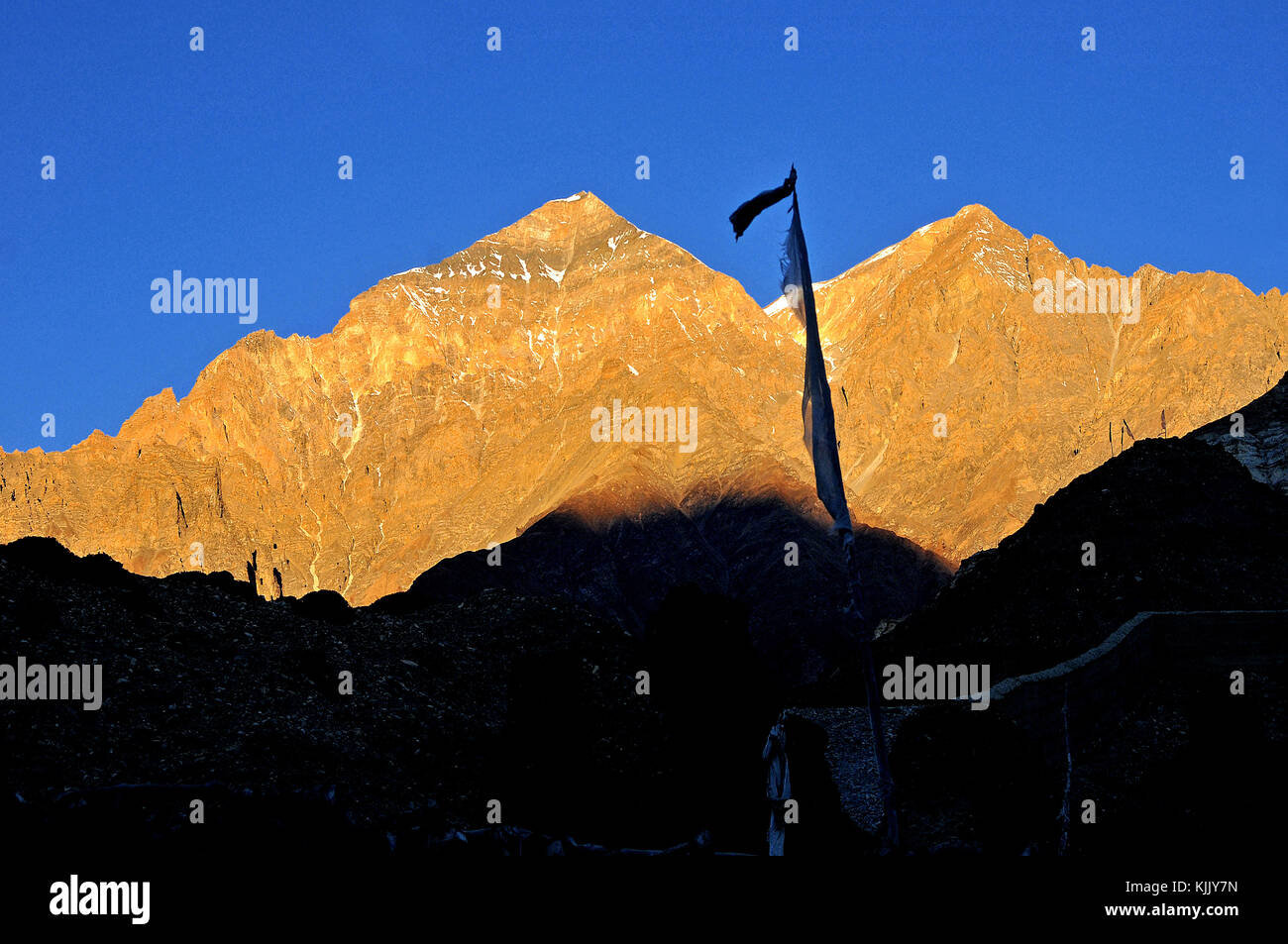 Mustang montagne. Il Nepal. Foto Stock