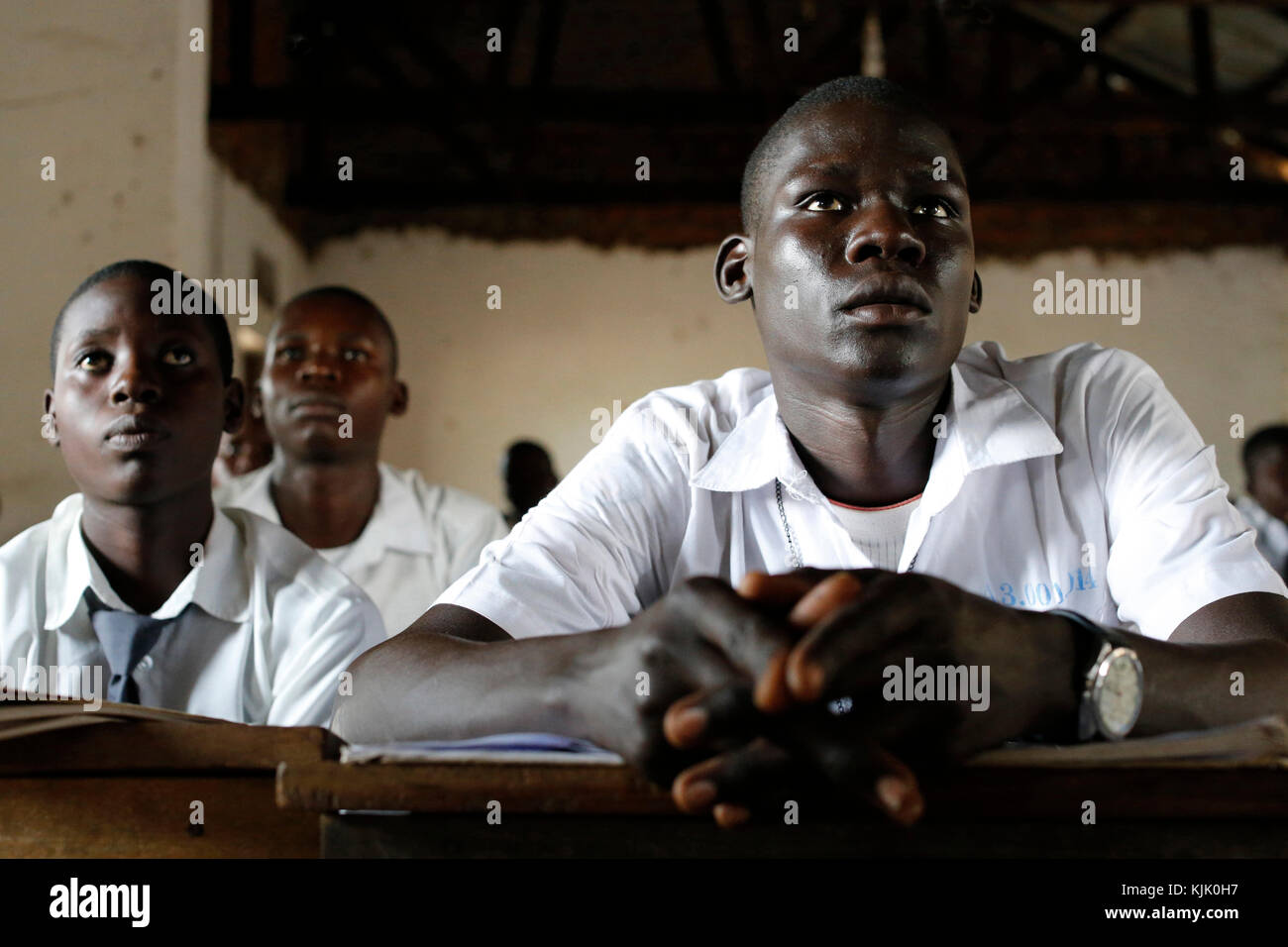 Anaka senior scuola secondaria. Uganda Foto Stock