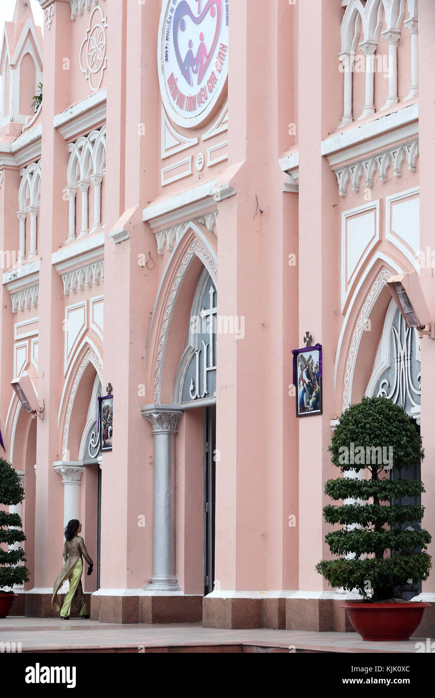 Danang cattedrale cattolica. Danang. Il Vietnam. Foto Stock