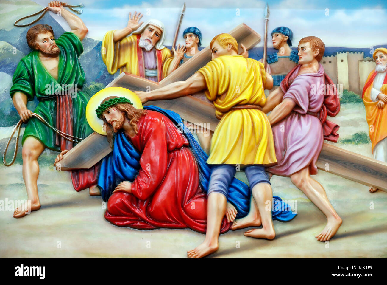 Gesù cade per la prima volta immagini e fotografie stock ad alta  risoluzione - Alamy