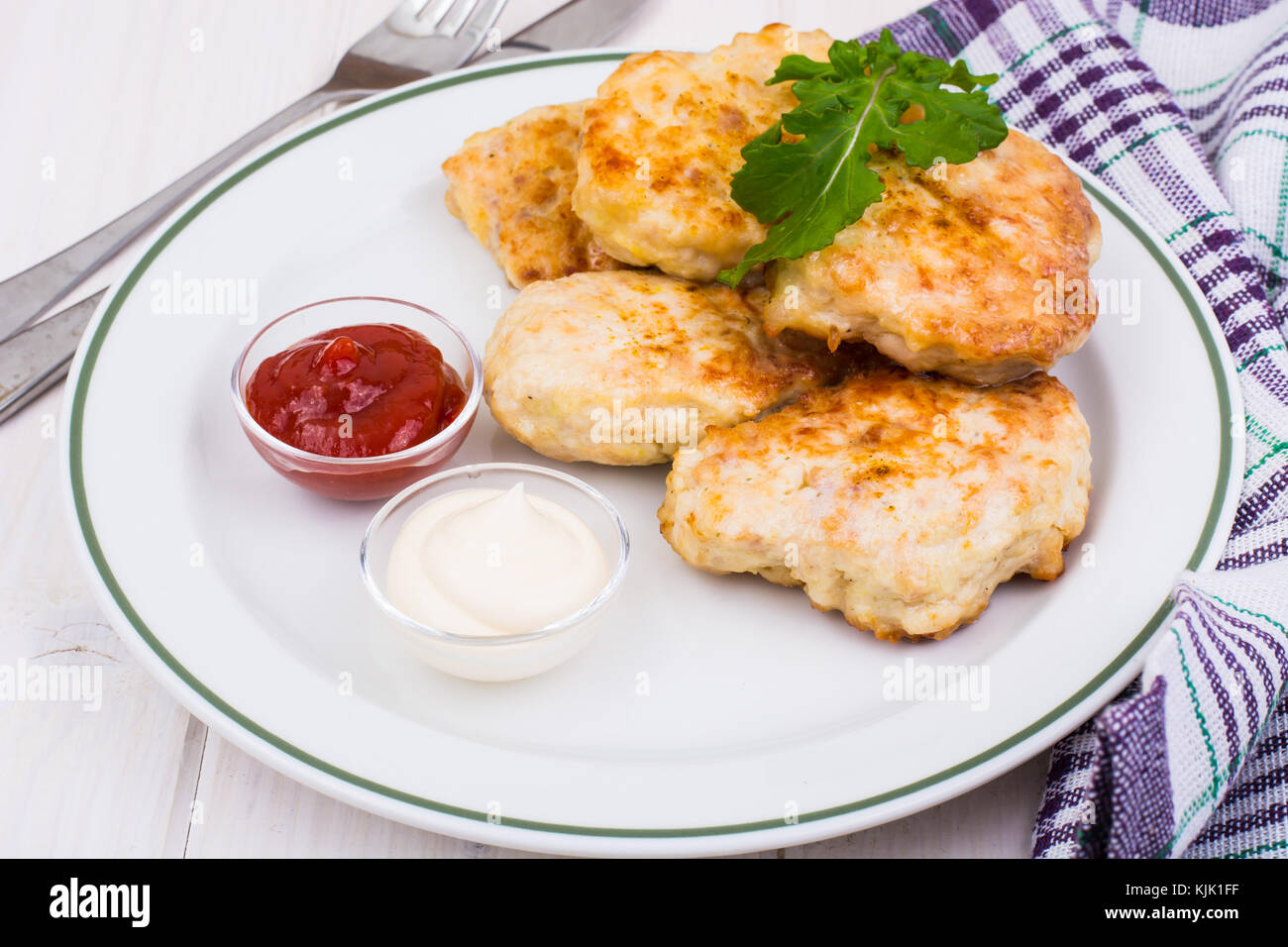 Prodotti da carni di tacchino. studio foto Foto Stock