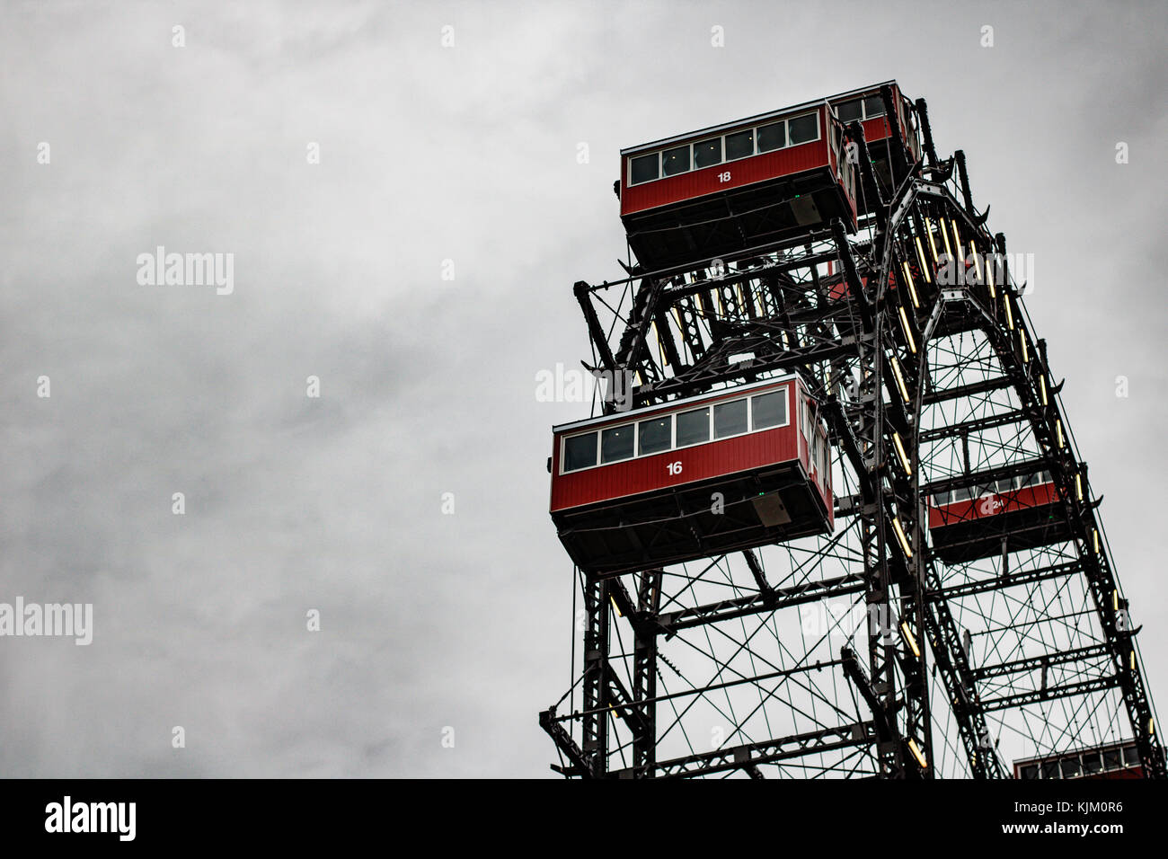 Il prater viennese, luogo per il terzo uomo. Foto Stock