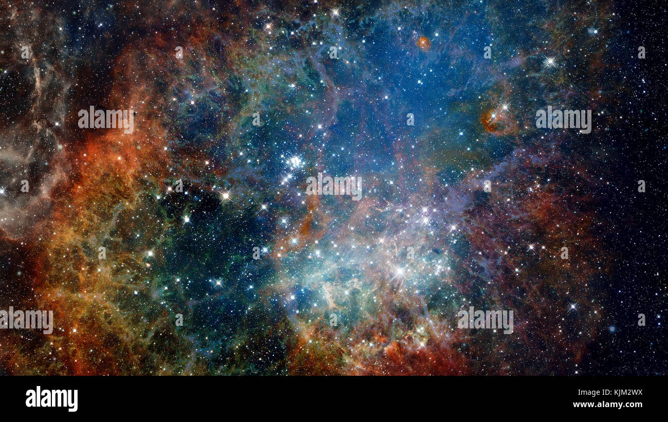 Nebula il sito di formazione stellare. Gli elementi di questa immagine fornita dalla NASA. Foto Stock