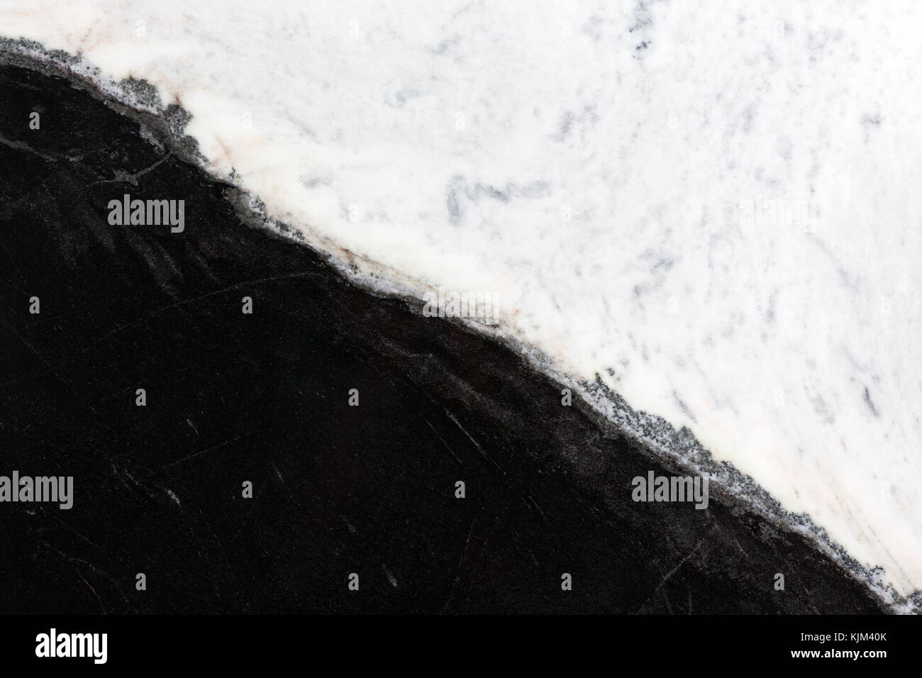 Close up di marmo bianco e nero, colori pastello mix. Foto Stock