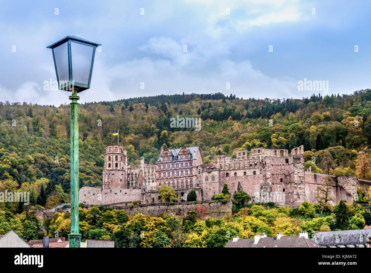 Il castello di Heidelberg in Germania Foto Stock