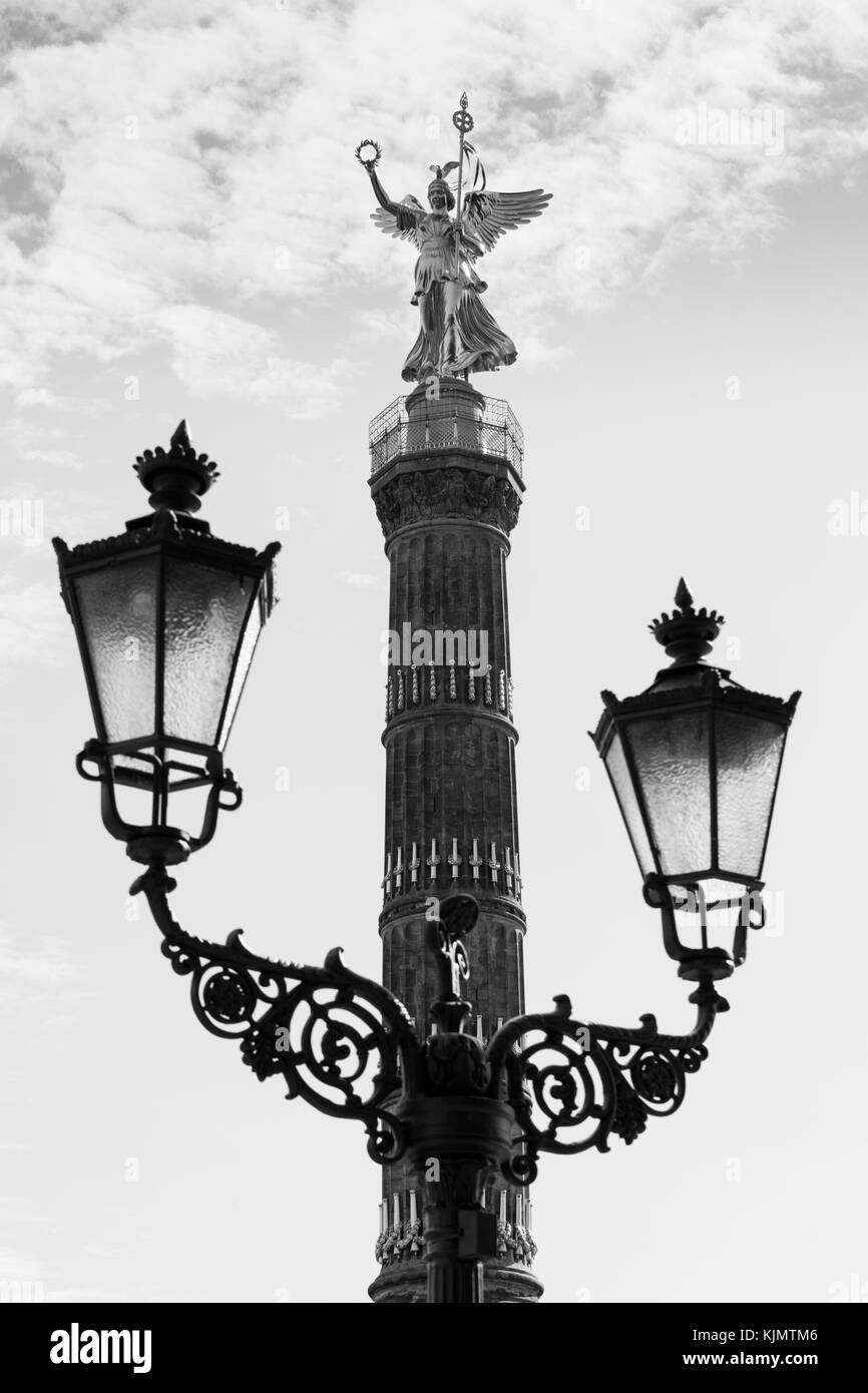 Viktoria-Statua, Goldelse, Siegessäule, Großer Stern, Berlino, Gernany, Europa Foto Stock