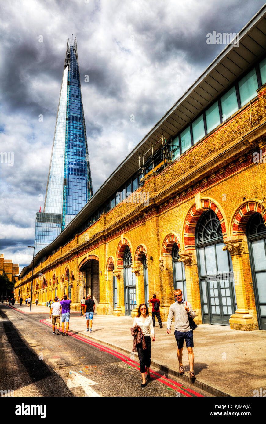 La shard, Shard London REGNO UNITO Inghilterra, l'edificio di Shard London REGNO UNITO. Edifici di Londra, Londra edifici iconici, architettura moderna Londra, UK GB UE Foto Stock