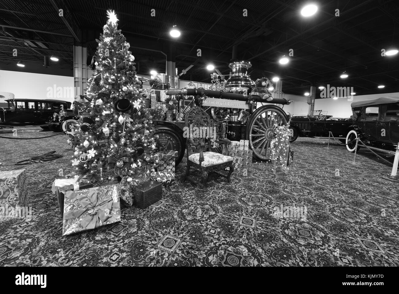 Vintage motore Fire vestito per Natale Foto Stock