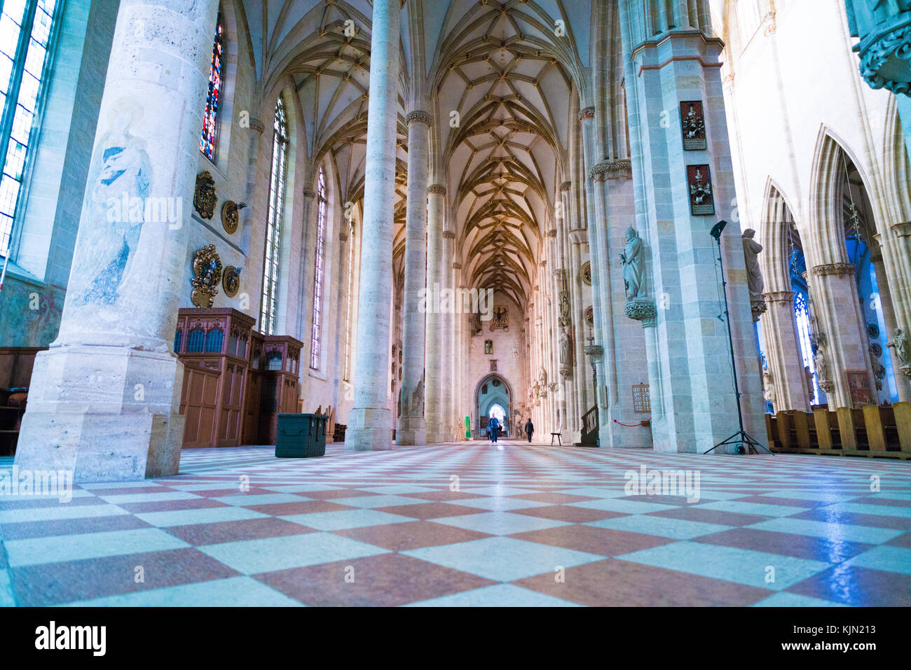 Ulm, Germania 17 giugno 2016: interno della Cattedrale di Ulm (ulmer Münster) Foto Stock